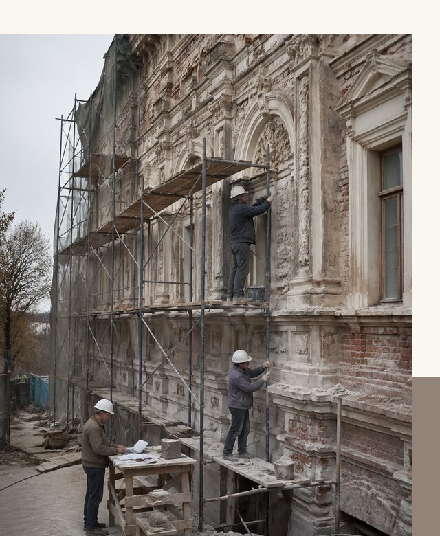 Реставрация объектов культурного наследия под ключ в Дальнегорске