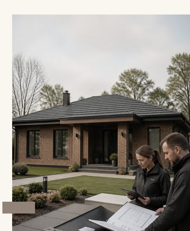 Проект одноэтажного дома из кирпича на заказ в Дальнегорске от 61824 р. | А3дПро-Дль
