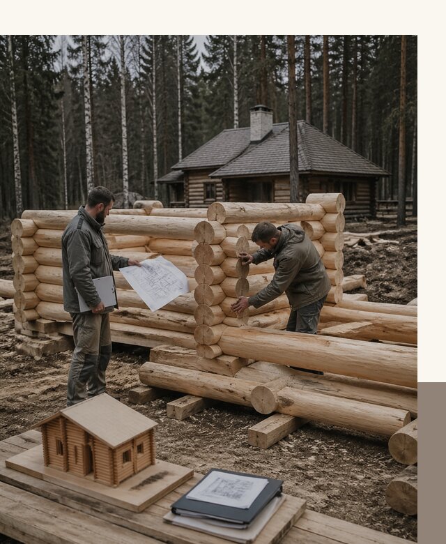 Проектирование и строительство домов из бревна в Дальнегорске